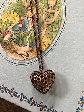 Marc by Marc Jacobs Rose Gold Heart Necklace